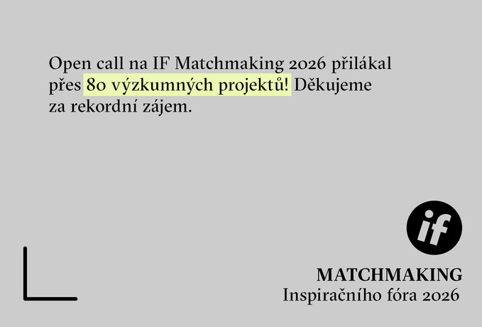Open Call třetího ročníku IF Matchmakingu přilákal přes 80 výzkumných projektů!